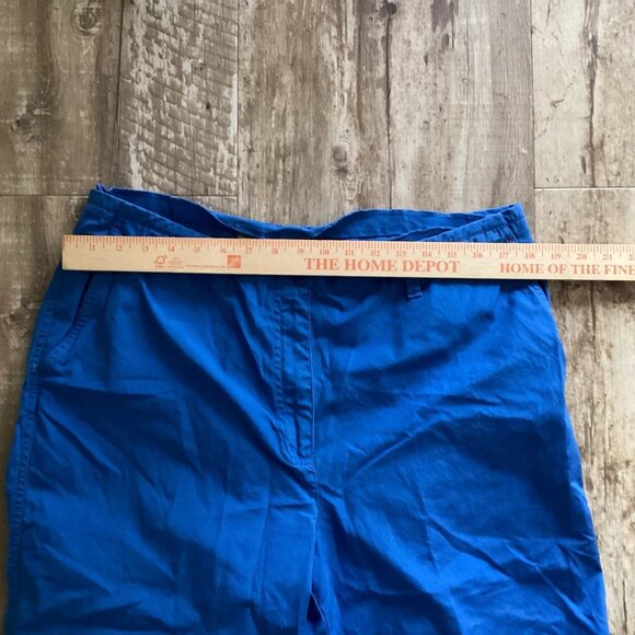 Lauren Ralph Lauren Green Tag High Rise Capri Pants Blue Women’s Size 16 - Picture 4 of 8